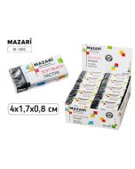 Ластик Mazari Soft  black прямоугольный