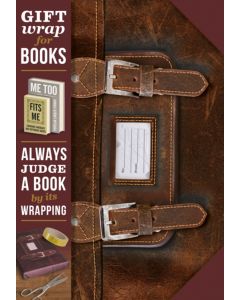 Gift Wrap for Books - Leather Satchel
