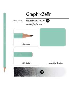 Карандаш  Альт Чернографитовый Мятный "Graphix Zefir" Нв