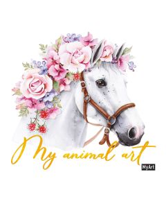 Myart. My Animal Art. Блокнот. Лошадь