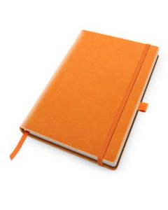 Ashridge: A5 Elastic PU notebook Orange 2243