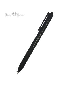 Ручка Альт Шариковая "PointClick. Black"  автоматическая, синяя 0,38мм
