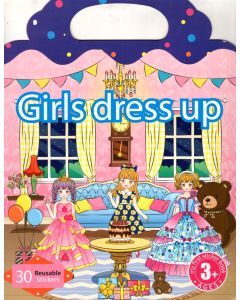 My first sticker book.Girls dress up