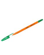 Ручка Berlingo "Tribase Orange", зеленая, 0,7мм