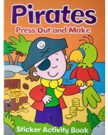 Sticker activity book.Pirates. Press out and make
