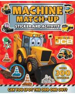 Sticker book.Machine match-up