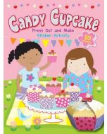 Sticker activity book.Candy cupcake 50 stickers