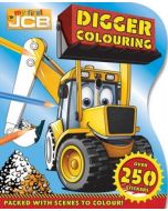 Digger colouring 250 stickers