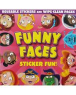 Sticker book funny faces
