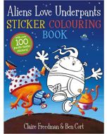 Colouring Book. Aliens Love Underpants with Stickers