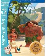 English Practice. 50 stickers inside.Moana Ages 5-6 key stage 1