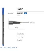 Ручка Капиллярная (Файнлайнер) Альт "Basic" 0.4 Мм, Синяя