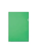 Папка-уголок Forofis A4, 0.115мм, прозрачная зеленая