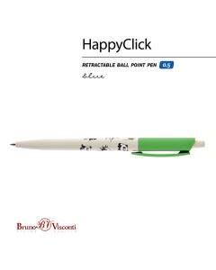Ручка Альт "Happyclick. Панды" 0.5 мм, синяя