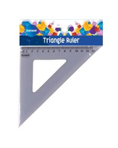 Линейка-треугольник 45° 45° x 13 см. Пластиковый 