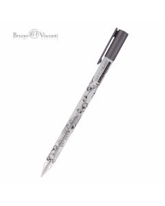 Ручка гелевая Альт Sketch&Art UniWrite Silver, серебряная, 0.5мм