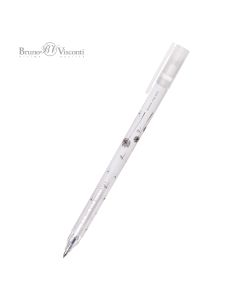 Ручка гелевая Альт UniWrite Одуванчики, синяя, 0.5мм